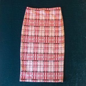 TOPSHOP Midi Knit Skirt